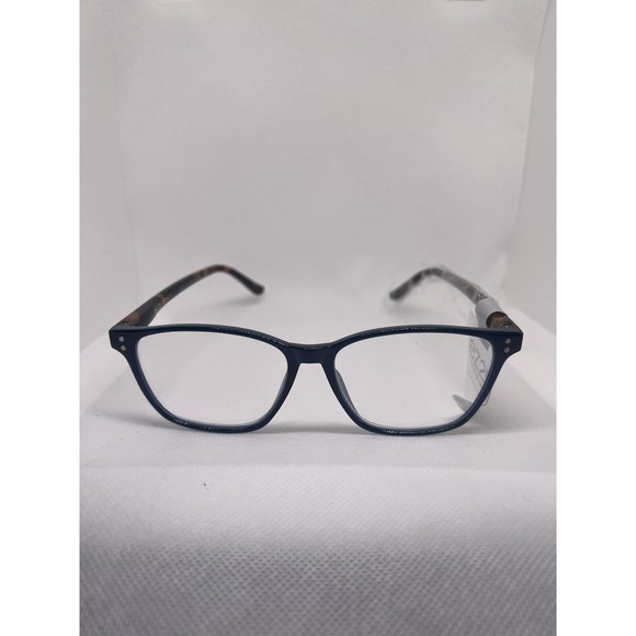 Foster Grant designer unisex ez2c reading glasses +1.00 mag blue tortoise - Picture 1 of 6